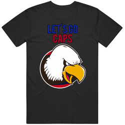 Let's Go Caps Washington Capitals T Shirt NHL Slapshot Unisex Top Tee Mens Vintage T Shirt