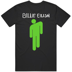 Billie Eilish Grammy Awards Tee-2 Flat Mens Vintage T Shirt