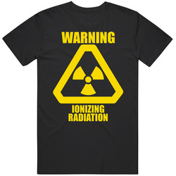 Radiation Symbol 2 Mens Vintage T Shirt