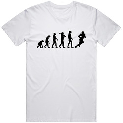 The Evolution Of Football Fun Sports Mens Vintage T Shirt