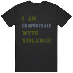 Comfortable With Violence Mens Vintage T Shirt
