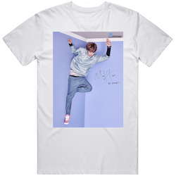 GOT7 FLY FLIGHT LOG : DEPARTURE MARK GRAPHIC TEE T-SHIRT VER.2 KPOP BAMBAM Mens Vintage T Shirt