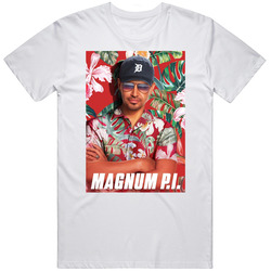 Magnum Pi Popular Cop Show Remake Tv Fan Mens Vintage T Shirt