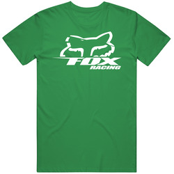Fox Racers Men's Green Mens Vintage T Shirt