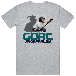 Jake Fraley Goat Greatest Of All Time Baseball Player Fan Mens Vintage T Shirt