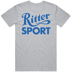 Ritter Sport Chocolate Candy Bar Gift Cool Mens Vintage T Shirt