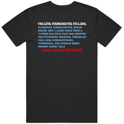 Black  Vax Mens Vintage T Shirt