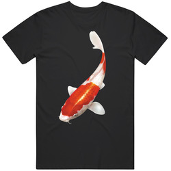 Koi Fish Mens Vintage T Shirt