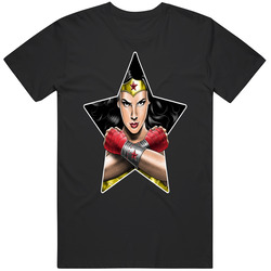 Wonder Woman Classic Comic Cartoon Hero Mens Vintage T Shirt
