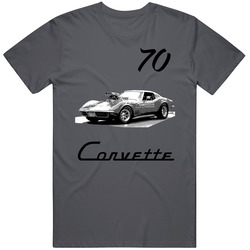 70 Chverolet Corvette Classic Retro Mens Vintage T Shirt
