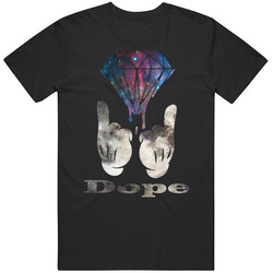 Dope Galaxy 3 Mens Vintage T Shirt