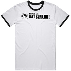 Jeet Kune Do Bruce Lee California - Ringer Mens Vintage T Shirt