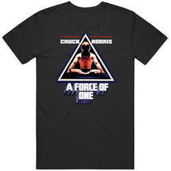 A Force of One, T-Shirt, Chuck Norris, Martial Arts, Movie, Retro, 70's Mens Vintage T Shirt