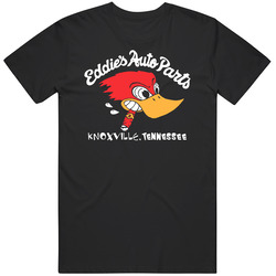 Original Eddies Auto Parts Johnny Knoxville T-shirt Jackass Eddie's Bam Margera Black2 Mens Vintage T Shirt