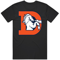 New Denver Broncos Vintage Logo Tshirt Hooded Sweatshirt Nfl Mens Jersey Mens Vintage T Shirt