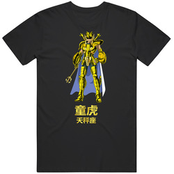 Libra 3 Black Mens Vintage T Shirt