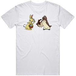 Winne Pooh Owl Rabbit Childrens Book Mens Vintage T Shirt