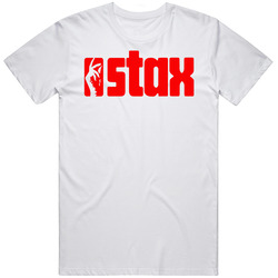 Stax Records Full Red 23523 Mens Vintage T Shirt