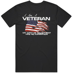I'm A Veteran Mens Vintage T Shirt