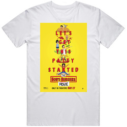 Let's Get This Patty Started Bob's Burgers The Movie 2022 New Film Mens Vintage T Shirt