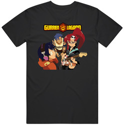 Gurren Lagann Anime 2 Mens Vintage T Shirt