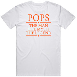 Pops The Man The Myth The Legens Men's Papa Mens Vintage T Shirt