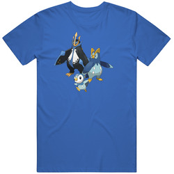 Piplup Prinplup Empolion Pokemon Mens Vintage T Shirt
