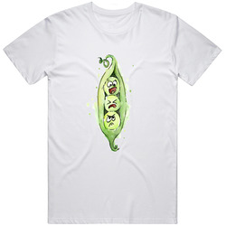 Three Peas In A Pod Funny Mens Vintage T Shirt