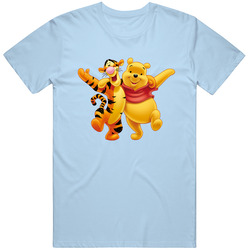 Tiger And Winnie The Pooh Mens Vintage T Shirt