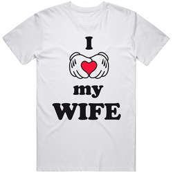 I Love My Wife Mens Vintage T Shirt