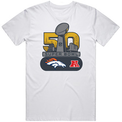 Denver Broncos Afc Champions Super Bowl 50 Mens Vintage T Shirt