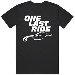 Onelastrideblack Mens Vintage T Shirt