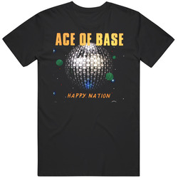 Ace Of Base Band Happy Nation Mens Vintage T Shirt