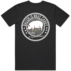 Bacon Is Meat Candy Mens Vintage T Shirt