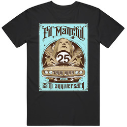 B Fu Manchu 2 Mens Vintage T Shirt