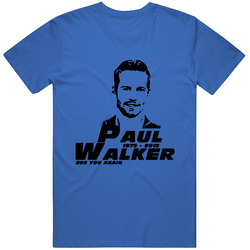 Paul Walker Blue Mens Vintage T Shirt