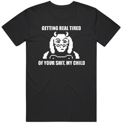 Undertale Real Tired Mens Vintage T Shirt