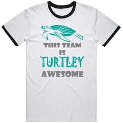 Turtle - This Team Is Turtley Awesome Mens Vintage T Shirt