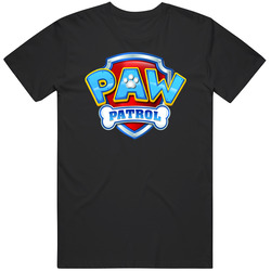 Paw Patrol Black Mens Vintage T Shirt
