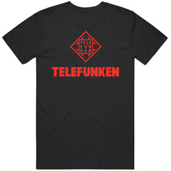 Telefunken Technology Pickup T Shirt Title And Logo Column Mens Vintage T Shirt