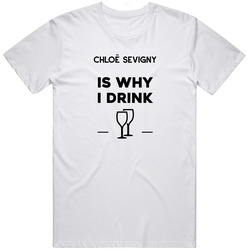 Chloe Sevigny Is Why I Drink Funny Mens Vintage T Shirt