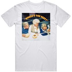 Where's The Beef Funny Retro Wendy's Fast Food Restaurant Slogan Mens Vintage T Shirt