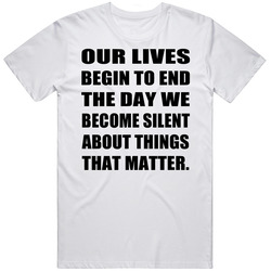 Martin Luther King Quote Mens Vintage T Shirt