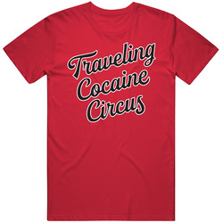 Travelling Cocaine Circus Mens Vintage T Shirt