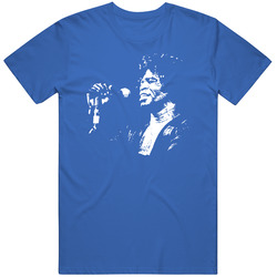 James Brown Royal Blue Mens Vintage T Shirt