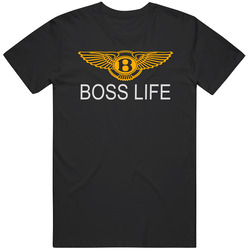 Boss Life Mens Vintage T Shirt