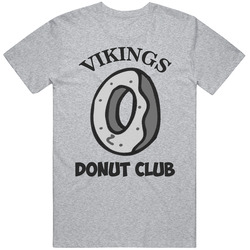 Vikings Donut Mens Vintage T Shirt