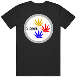 Pittsburgh Steelers Stoners Mens Vintage T Shirt