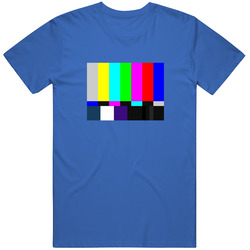 Tv Test Pattern Big Bang Theory Mens Vintage T Shirt