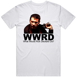 Blade Runner Rick Deckard Wwjd Mens Vintage T Shirt